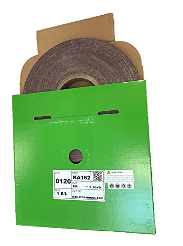 Miniatura 19 de Rollo de lijado de 1" x 50YD, A/O, J-wt respaldo de tela de algodón (P80)