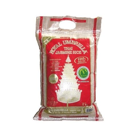 Thai Jasmine (Fragrant) Rice 5kg by Royal Umbrella Cover