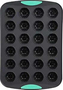 Trudeau Bakeware Cupcake Pan, 24-Count, Mint