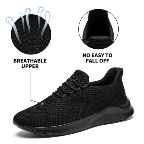 Image of DLWKIPV Mens Running Shoes Tennis Casual Walking Anti Slip Athletic Non Slip Workout Gym Sneakers Comfortable Lightweight Fashion Breathable Mesh