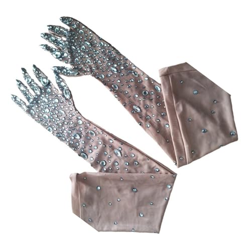 Guantes elásticos de malla con diseño suelto que no oprimen los brazos