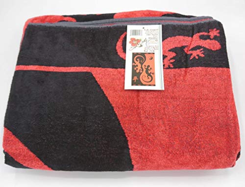 TEXTURAS SUN&SURF Toalla Playa 741 D 160X180 Doble Color Rojo