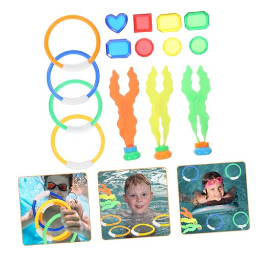BESPORTBLE 2 Conjuntos Jogo De Mergulho Brinquedos De Piscina De Gemas De Mergulho Brinquedos De Mer
