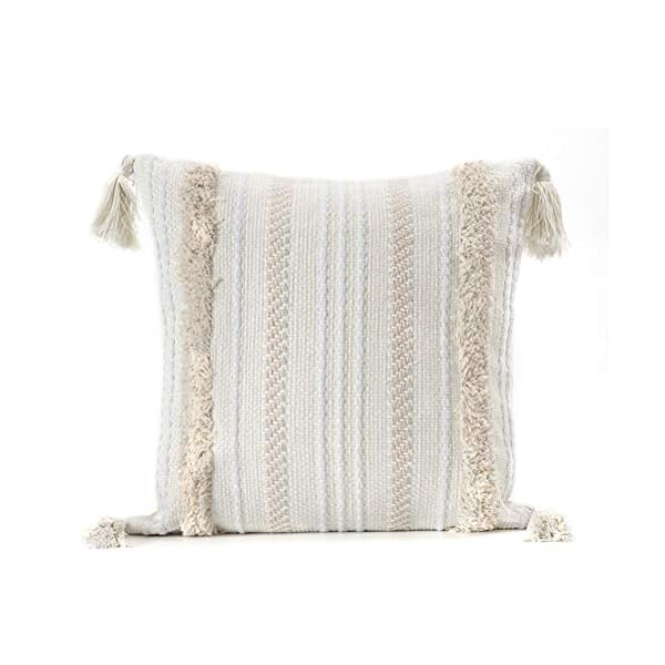 Funda De Cojín De Hilo De Algodón Tejido A Mano Con Borlas, Funda De Almohada étnica Bohemia Geométrica De Macramé Colorfu, Decoración Del Hogar, 45x45cm - AliExprs 15