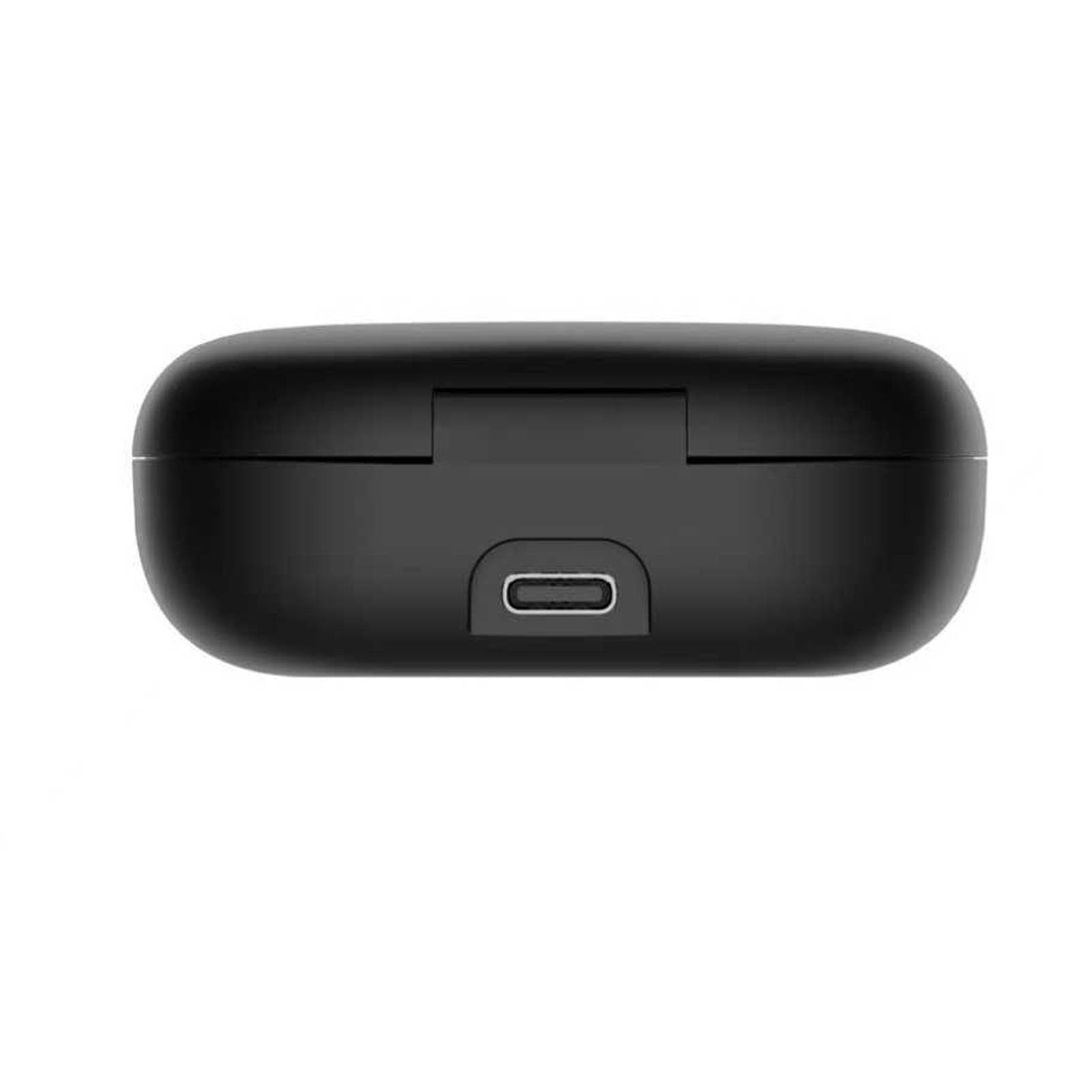 ASHATA Custodia per caricabatterie per cuffie wireless, design elegante e compatto, 500 mAh, tipo C, adatta per cuffie OpenFit 2+ T921, nera, da viaggio, ABS + PC