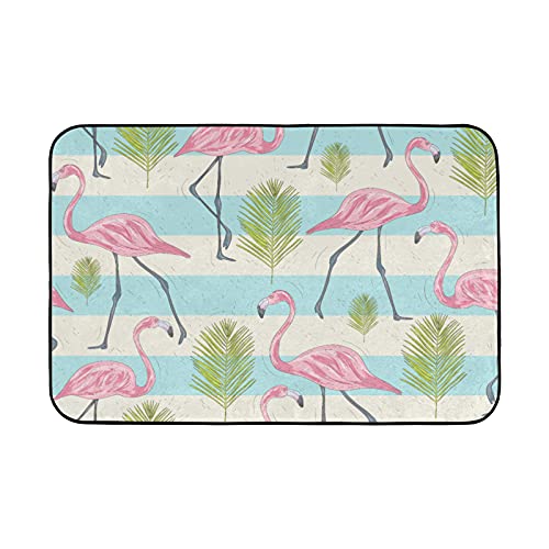 Pardick Kitchen Mat Flamingo Kitchen Floor Mat Cushioned Anti-Fatigue Kitchen Rug Bird Flamingo Non-Slip Kitchen Rugs And Mats Comfort Mat For Kitchen, Floor Home, Office, Sink, Laundry #TOP16