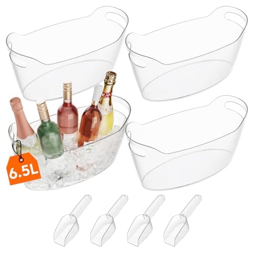 Large Portable Ice Bucket for Parties