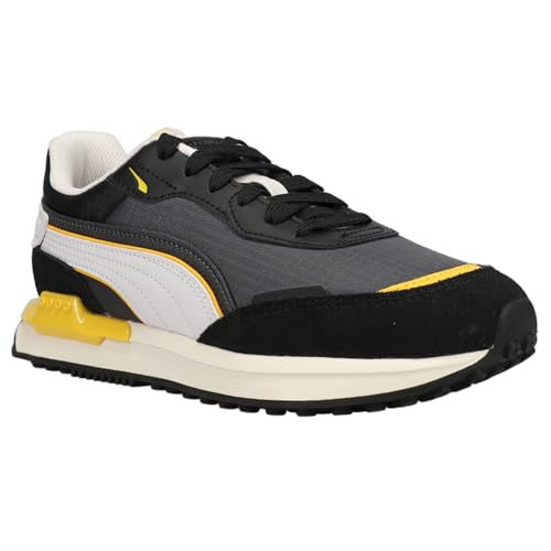 PUMA Kids Boys City Rider Electric Lace Up Sneakers Shoes Casual - Grey - Size 5 M2