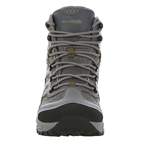 Northside Mens Croswell Mid Hiking Boots - Black/Olive, Size 113