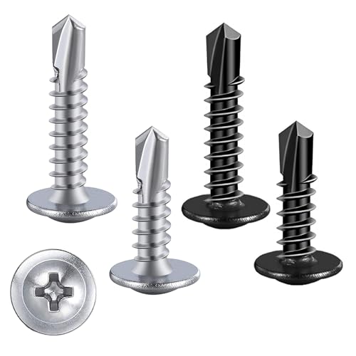 Dübel Set Schrauben-Sortiment,482Pcs Selbstschneidende Schraube