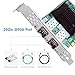 25GbE NIC Network Card Compatible with Mellanox ConnectX-4,Dual-SFP28 Ports PCI Express 3.0 X8 Ethernet Adapter