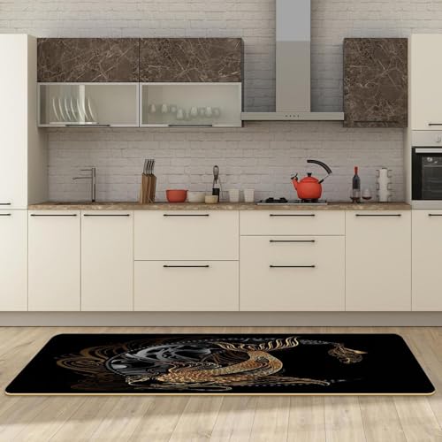 Tapetes de cocina súper absorbentes y lavables con base antideslizante VAPOKF pack de 2 3