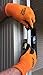 MidWest Gloves and Gear 94P12-LX-AZ-12 Max Gripping Glove, 12 Pair Pack, Orange