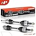 A-Premium Pair (2) Front CV Axle Shaft Assembly Compatible with Chevrolet Sonic 2012-2020 1.4L, Automatic Transmission Only, Driver and Passenger Side