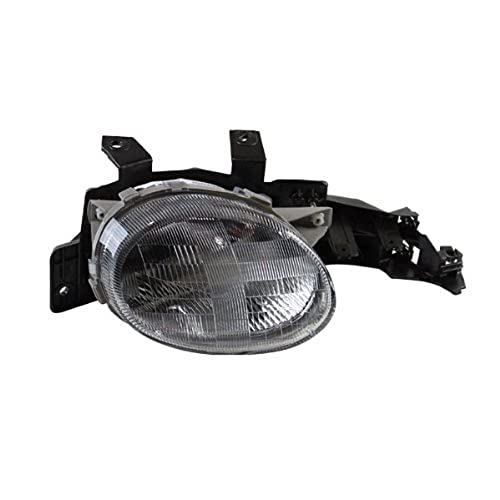 TYC Right Headlight Assembly Compatible with 1995-1999 Dodge Neon