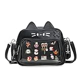 ZAROXOXS Kawaii Ita Bag Backpack Crossbody Bag Cat Shoulder Bags Multi-Purpose Pin Display with Insert