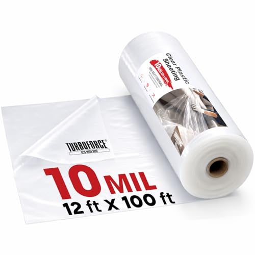 Turboforce 12 Mil Clear Plastic Sheeting