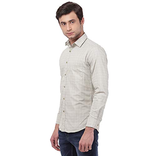 Image of TAHVO Men's Regular Fit Long Sleeves Cotton Formal Shirt