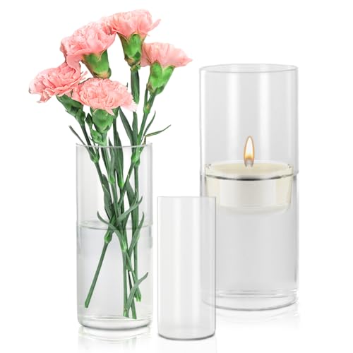 Jarrones Cristal Grandes Floreros Marca heavenlife