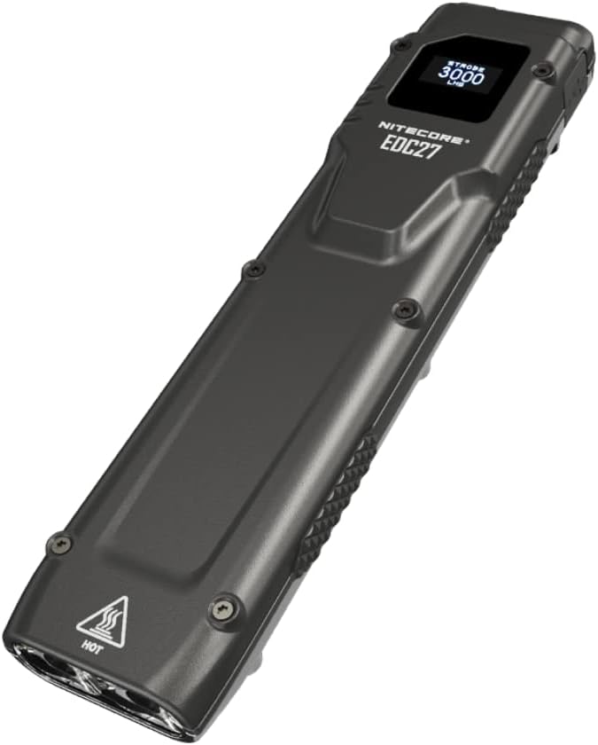 Nitecore EDC27-3000 lumens, OLED display, USB-C