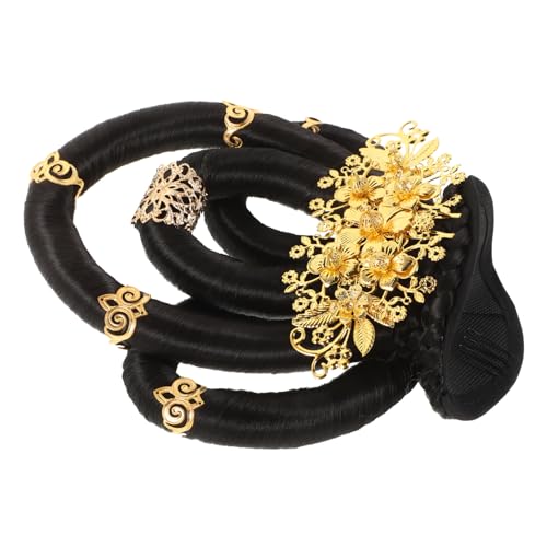 Perruque chinoise ancienne chignon postiche coiffure hanfu femmes pour spectacle