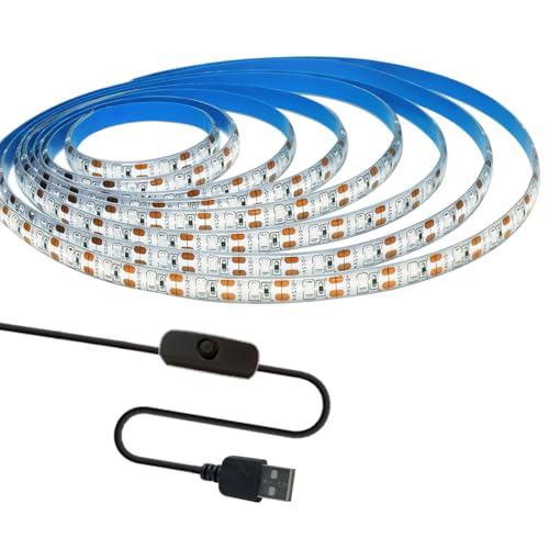 Tira LED UV 5V USB 3m Luz Negra IP65 180 LEDs miniatura 2