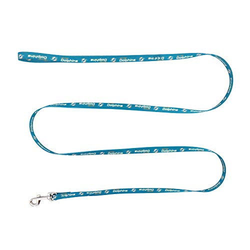 Littlearth NFL Miami Dolphins Pet Lead, Team Color, INCH - image 1