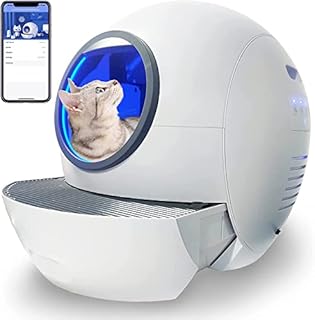 Hillpig Self-Cleaning Cat Litter Box: Extra Large Automatic Cat Litter Box with APP Control & Safe Alert & Smart Health Monitor for Multiple Cats [2022 Newest Version]