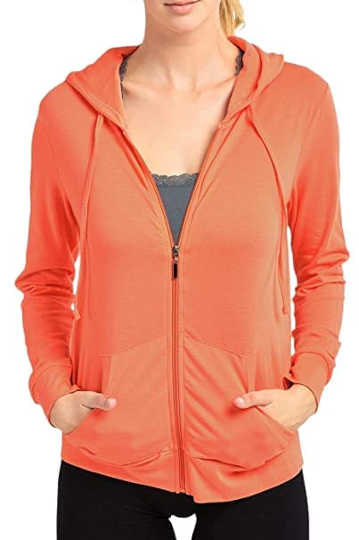 Image of Women's Zipper Sweatshirt Hoodies with Pocket Winter Collection Comfort Soild Hoodie for Women