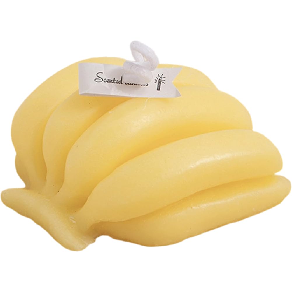 Świeca zapachowa w kształcie banana, dekoracyjna świeca owocowa z wosku sojowego na stół, świece do aromaterapii do łagodzenia stresu, medytacji, jogi, relaksu