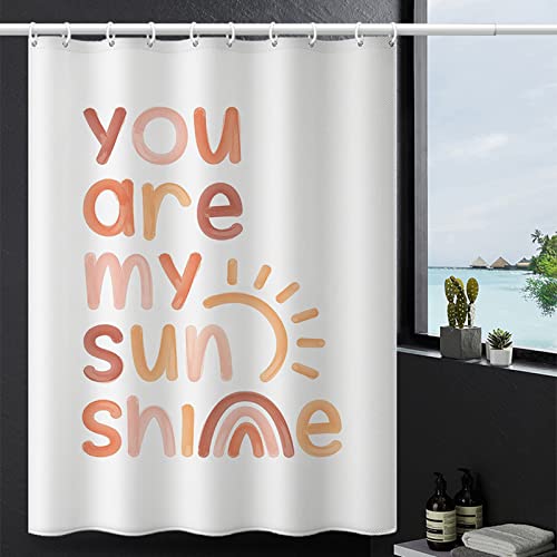 Rideau de douche KnSam grand format en textile polyester haut de gamme - 3