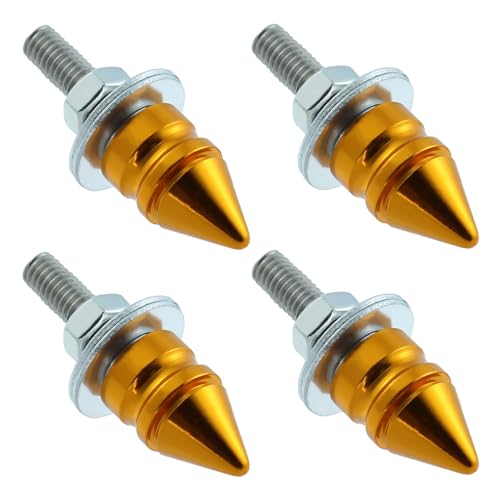 Bashineng SU-96 Spike License Plate Screw Fasteners Kit License Plate Bolts Decoration Stainless Steels Aluminum Alloy Universal Fit Most Cars Truck Motorcycle 4 Pcs thumb #3