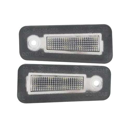 Luces matrícula LED Chrysler 200 evitan multas por placa trasera oscura 2 uds