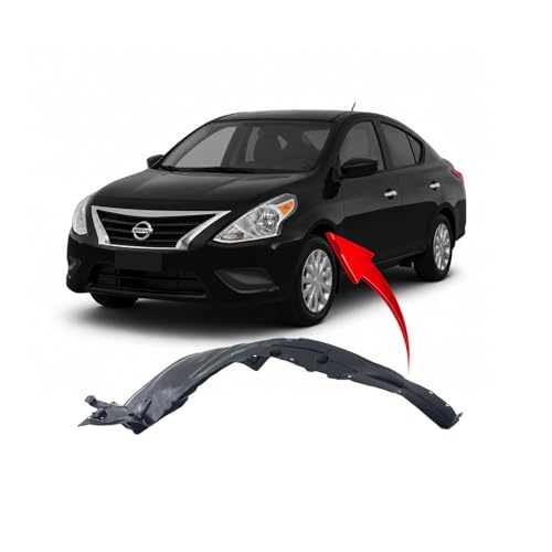 Image of FitParts For Nissan Versa Note 2014-2019 Front Left Fender Liner | Driver Side, Hatchback, Plastic, Ready to Install, OEM 638433WC0A, NI1248141