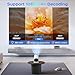 Mini Projector With WiFi and Bluetooth, 180 Rotatable Portable, 150