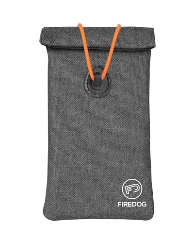 FIREDOG Faraday bolsa para llaves de coche y teléfono móvil, bloqueo de señal de llave, protección antirrobo para coche y teléfono móvil, WiFi RFID, bloqueo de señal de entrada, gris