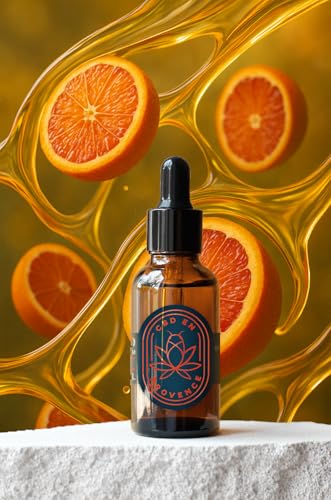 Huile de Chanvre Premium 20% Pressée à Froid | Huile de Graines de Chanvre Sativa | Formule Naturelle | Fabricado en Francia | Soin Relaxant Corps et Masaje | 10 ml (20%) (Goût Mandarine)