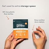 Nutrition Geeks, Vitamin D 4000 iu - 1 Year Supply, 365 Easy-Swallow Tablets Vegetarian D3 iu, High Strength Supplet UK Made VIT & Vitamins Awarded by The Independent - Image 6