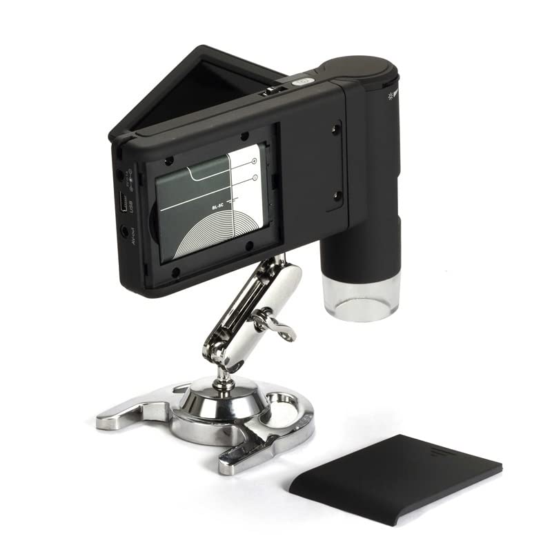 Microscope numérique portable pour observer la nature sur écran LCD 3"