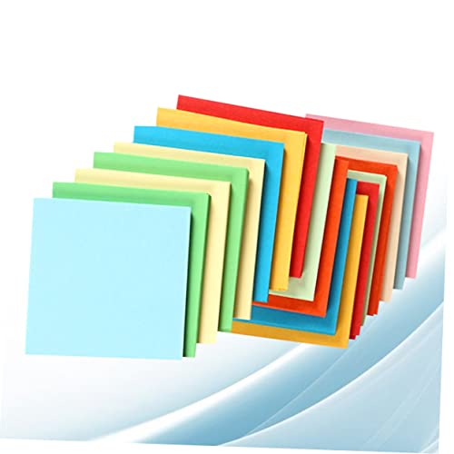 CORHAD 500 Pçs Papel De Origami Para Papel Colorido Para Papel Artesanal Papel De Construção Origami