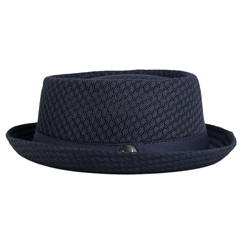 Image of The Hat Depot Unisex Light Weight Classic Soft Cool Mesh Pork Pie hat