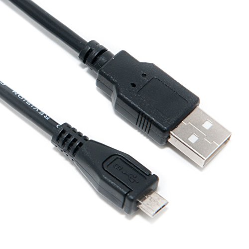 Keple Cable de Carga Micro USB Cable del Cargador Compatible con Garmin Edge 1000 Sat Nav Sistema de navegación GPS 1m