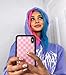 Wildflower Limited Edition Cases Compatible with iPhone X and XS (Pink Checkered)