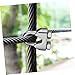 Homoyoyo 14Pcs Stainless Steel Wire Rope Clips Fastener Cable Clamps for Easy Operation Home Industrial Mechanical Use Versatile Clamping