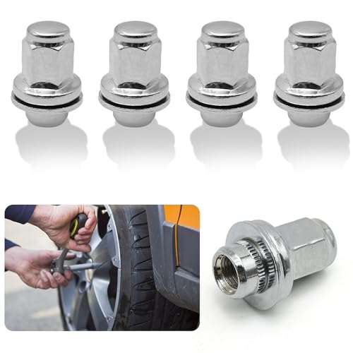 Image of 5PCS M14-1.50 Wheel Nut Replacement Front and Rear 9-1000371, 9094201103, 90942-01103, 90942A1001, 611-277, 611-2771, 6112771, 910003 Compatible with Toyota Tundra 2007-2021 (Pack of 2)