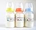 Bottle Labels, Write-On, Self-Laminating, Waterproof Kids Name Labels for Baby Bottles, Sippy Cup for Daycare School, Dishwasher Safe (Animal Friends), Made in The USA