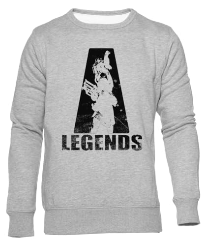 Newtee Campeón De Leyendas Sudadera Cuello Redondo Gris Unisex