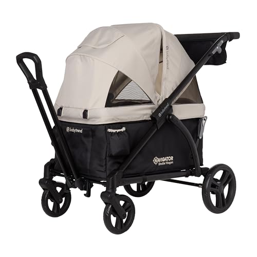 Image of Baby Trend Navigator 2-in-1 Stroller Wagon, Desert Tan