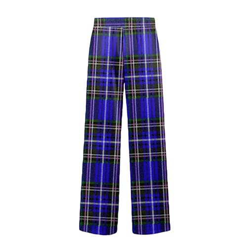 Mens Plaid Pajama Pants Baggy Soft Lounge Bottom Big and Tall Fall Casual Men Pajama Pants4