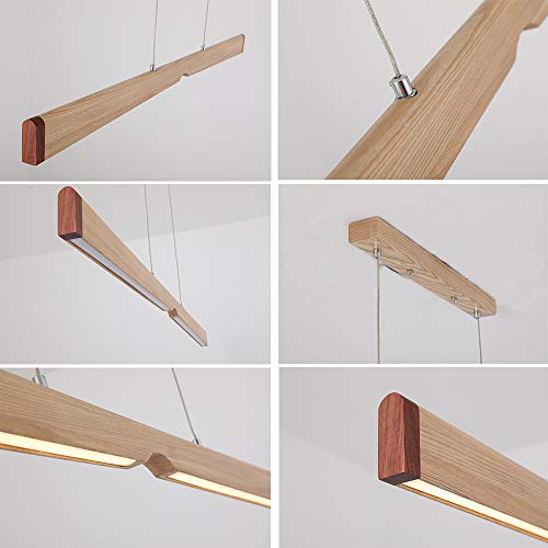 Lustre suspension LED dimmable pour plafond de chambre et cuisine - 6